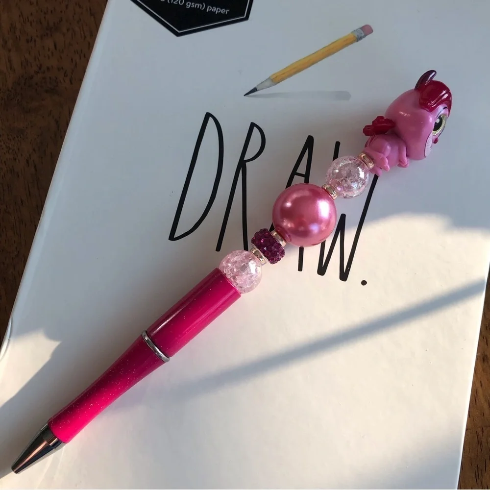 Disney doorables: Hercules: Pain handmade beaded pen